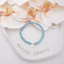 Load image into Gallery viewer, AMAZONITE 925 BRACELET - 4mm
