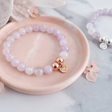 Load image into Gallery viewer, INTUITION AMETHYST BRACELET - ROSE GOLD - 8mm
