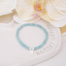 Load image into Gallery viewer, AMAZONITE 925 BRACELET - 4mm
